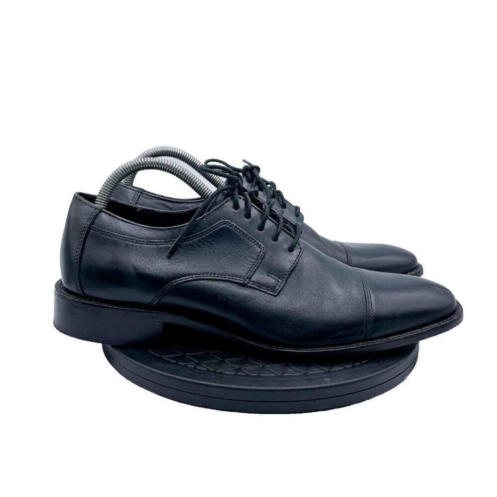 J Murphy by Johnston & Murphy Oxfords Dress Shoes Mens Size 9M Black Leather